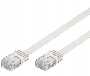 Kabel Lan Patchcord Cat 5E U/utp płaski 10m - Patchcordy - miniaturka - grafika 3