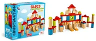 Zabawki konstrukcyjne - Jeujura klocki budowlane - 82 drewniane elementy - miniaturka - grafika 1