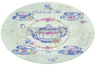 Miski i półmiski - Nuova Cer Easy life r2s SZKLANY PÓŁMISEK DESEROWY - Nostalgie HERBACIARNIA (636 SDTH) - OKRĄGŁY - miniaturka - grafika 1