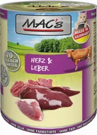 Mokra karma dla kotów - Mac´S Adult Serce z wątróbką Mokra Karma dla kota op 400g - miniaturka - grafika 1