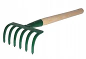 Grabie i motyki - KARD Grabki Małe 6-ZĘBÓW Z Trzonkiem 30cm - miniaturka - grafika 1