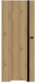 Drzwi wewnętrzne - Drzwi z podcięciem Exmoor 70 lewe dąb grandson czarna linia SGSB000014 - miniaturka - grafika 1