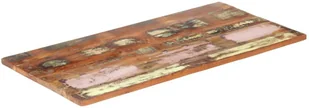 vidaXL Prostokątny blat stołowy, 60x100 cm, 25-27 mm, drewno z odzysku vidaXL - Blaty meblowe i parapety okienne - miniaturka - grafika 8