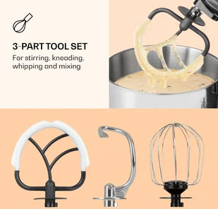 Klarstein Bella Pico 2G TK2-BellaPico2GSilv - Roboty kuchenne - miniaturka - grafika 5