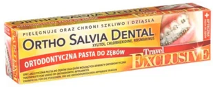 Ortho Salvia Dental Ortho Salvia Exclusive - Pasta do zębów dla osób noszących aparaty ortodontyczne 75 ml 0000000232 - Higiena protez i aparatów ortodontycznych - miniaturka - grafika 2