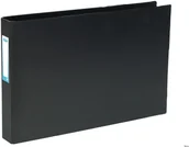 Segregatory - Elba Segregator ringowy poziomy A3 BANTEX czarny 400000113 - miniaturka - grafika 1