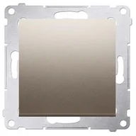 Wyłączniki światła i elektryczne - Kontakt Kontakt_Simon Przycisk pojedynczy zwierny bez piktogramu (moduł) 16AX. 250V. zaciski śrubowe złoty mat DP1A.01/44 - miniaturka - grafika 1