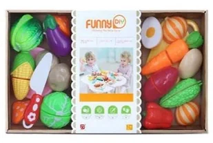 Askato Warzywa i owoce do krojenia - Zabawki AGD - miniaturka - grafika 2