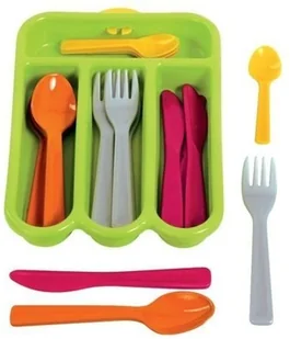 Bigjigs Toys Bigjigs Toys, Zestaw Sztućców do zabawy dla dzieci, 17 elementów - Sztućce dla dzieci Bigjigs Toys Bigjigs Toys, Zestaw Sztućców do zabawy dla dzieci, 17 elementów - Sztućce dla dzieci - miniaturka - grafika 1