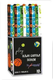 St. Majewski Ołowek trójkątny HB BALLS tuba 72szt - Artykuły biurowe - miniaturka - grafika 2