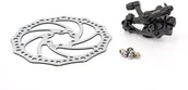 Hamulce rowerowe - Italbike Hamulec tarczowy mechaniczny BX-260 tył z tarczą 160 mm 070059 - miniaturka - grafika 1