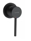 Baterie podtynkowe - Kludi 389253976 BOZZ podtynkowa bateria natryskowa z małymi rozetami) czarny mat - miniaturka - grafika 1