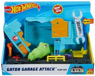 Hot Wheels City zestaw z krokodylem - Samochody i pojazdy dla dzieci - miniaturka - grafika 9
