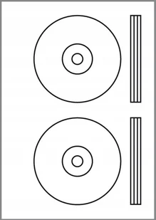 Argo Etykieta Uni CD 50 arkuszy - Etykiety do drukarek - miniaturka - grafika 2