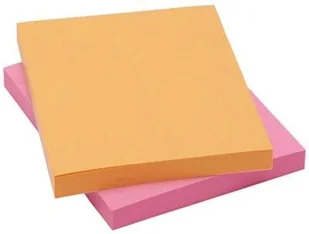 Post-It 3M Bloczek samoprzylepny (6720-PO),76x63,5mm, 2x75 kart., zawieszka, pomarańczowo-różowy 3M-FT510285131 - Etykiety samoprzylepne i bloki etykiet - miniaturka - grafika 2