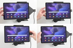 Brodit AB Uchwyt aktywny z kablem USB do Samsung Galaxy Tab S7 FE SM-T733 721182 - Akcesoria do tabletów i e-booków - miniaturka - grafika 4