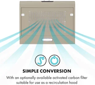 Klarstein DSM-Capannina-Slide - Okapy kuchenne - miniaturka - grafika 3