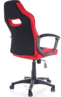 Signal Fotel Dla Dziecka Obrotowy CAMARO Czarny/Czerwony - Krzesła obrotowe dla dzieci - miniaturka - grafika 3