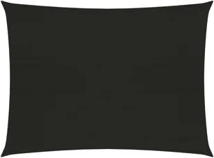 vidaXL Żagiel przeciwsłoneczny, 160 g/m, czarny, 3,5x4,5 m, HDPE 311736 - Parasole ogrodowe - miniaturka - grafika 2