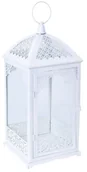 Pozostałe ozdoby ogrodowe - Latarenka ażurowa duża biała 29477 - miniaturka - grafika 1