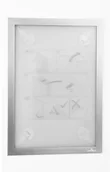 Ramki na zdjęcia - Durable Ramka samoprzylepna Duraframe ścianę Wallpaper A4 Durable, Kolor: Srebrny DO 28.02 GRATIS DO ZAMÓWIEŃ DURABLE POWYŻEJ 200 ZŁ 484323 - miniaturka - grafika 1