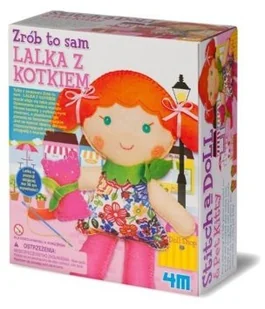 4M Industrial Development Inc. Zrób to sam - Lalka z kotkiem 4M - Kreatyna - miniaturka - grafika 3