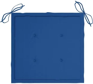 vidaXL Składane krzesła ogrodowe z poduszkami, 8 szt., drewno tekowe! 3072871 - Fotele i krzesła ogrodowe - miniaturka - grafika 10