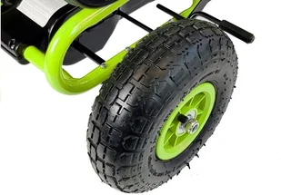 Gokart na Pedały A-18 Zielony 5342 - Jeździki dla dzieci - miniaturka - grafika 5