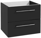 Szafki łazienkowe - SENSEA Szafka pod umywalkę Intenso czarny mat 60 Sensea - miniaturka - grafika 1