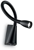 Lampy ścienne - Ideal Lux Lampa Ścienna Goose Ap1 Nero 142692 Wys. 18,5 142692 - miniaturka - grafika 1