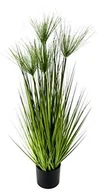 Sztuczne kwiaty - Flair Flower cypr trawy w doniczce, tworzywo sztuczne, zielony, zielony, 100 cm 151475GN - miniaturka - grafika 1