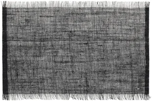 Secret de Gourmet Mata na stół z frędzlami 45 x 30 cm czarny 160722A - Obrusy i serwetki Secret de Gourmet Mata na stół z frędzlami 45 x 30 cm czarny 160722A - Obrusy i serwetki - miniaturka - grafika 2