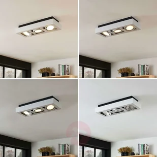 ARCCHIO Spot sufitowy LED Ronka, GU10, 3-pkt., biały - Lampy sufitowe - miniaturka - grafika 3