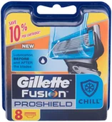 Maszynki do golenia i wkłady - Gillette Fusion Proshield Chill wkład do maszynki 8 szt dla mężczyzn - miniaturka - grafika 1