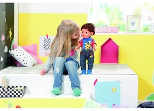 Zapf Creation Baby Born Lalka Interaktywna Chłopiec Braciszek 43cm - Lalki dla dziewczynek - miniaturka - grafika 3