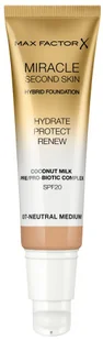 Max Factor Miracle Second Skin SPF20 podkład 30 ml dla kobiet 07 Neutral Medium - Podkłady do twarzy - miniaturka - grafika 2