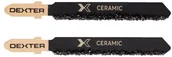 Brzeszczoty - DEXTER Brzeszczot do wyrzynarki T 5-10 mm ST do CERAMIKI 2 szt. DEXTER - miniaturka - grafika 1