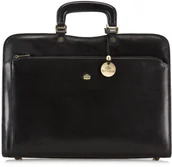 Teczki i aktówki - Wittchen Teczka skórzana z kieszenią na suwak 10-3-053-1 - miniaturka - grafika 1