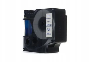 Dymo oryginalny taśma do drukarek etykiet 53714 S0720940 niebieski druk/bia - Taśmy do drukarek barwiące - miniaturka - grafika 2