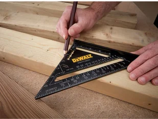 Stanley Kątownik dekarski 7" DEWALT (DWHT46031-0) - Poziomice, łaty, miary - miniaturka - grafika 3