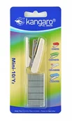 Zszywacze biurowe - Kangaro Zszywacz + zszywki Mini 10/Y2 beżowy - miniaturka - grafika 1