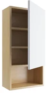 Szafki łazienkowe - Excellent Tuto Szafka wisząca 40x20x80 cm prawa dąb/biały MLEX.0107.400.BLWH - miniaturka - grafika 1