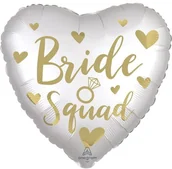 Wieczór panieński i kawalerski - AMSCAN USA Balon foliowy na Wieczór Panieński Bride Squad 45 cm 4175001 - miniaturka - grafika 1