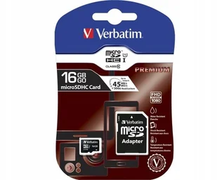 Verbatim MicroSDHC Class 10 16GB (44082) - Karty pamięci - miniaturka - grafika 2