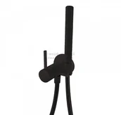 Baterie bidetowe - Tres Study Exclusive bateria podtynkowa do bidetu lub WC czarna 134123NM 134123NM - miniaturka - grafika 1