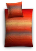 Pościel dla dzieci - Kleine Wolke Chicago zestaw pościeli, paprykowy, 135 x 200 cm 6176455952 - miniaturka - grafika 1