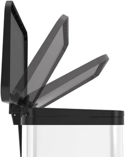 Hailo Kosz na śmieci z pedałem Oko Trio Plus, rozmiar L, 3x9 biały Werk (0633-230) - Kosze na śmieci - miniaturka - grafika 5