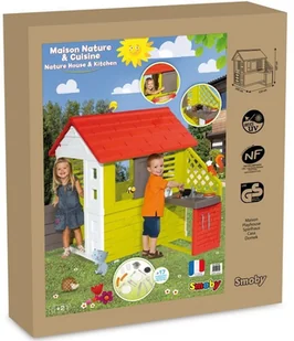 Smoby Nature Domek Smoby Dla Dzieci z Kuchnią 810713 - Place zabaw - miniaturka - grafika 5