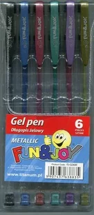 HASTA DLUGOPIS GEL 6KOL METALC SA-GO6M ETUI PLAST - Przybory szkolne - miniaturka - grafika 2