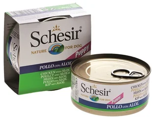 Schesir karma dla psa puszka kurczak z aloesem 150g - Mokra karma dla kotów - miniaturka - grafika 3